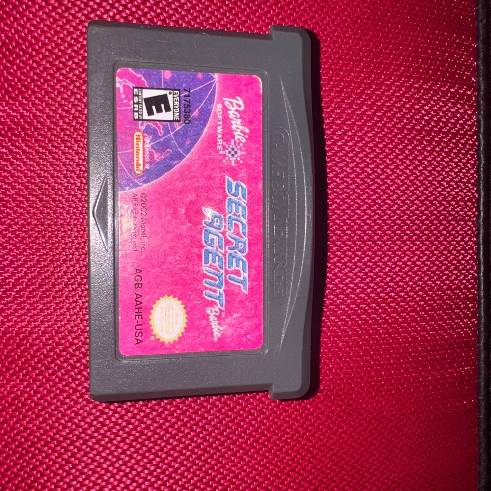 Barbie Gray Video Game Cartridge-Royal Jewels Secret Mission